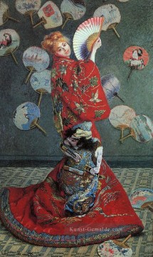 La Japonaise Camille Monet in der japanischen Kostüm Ölgemälde